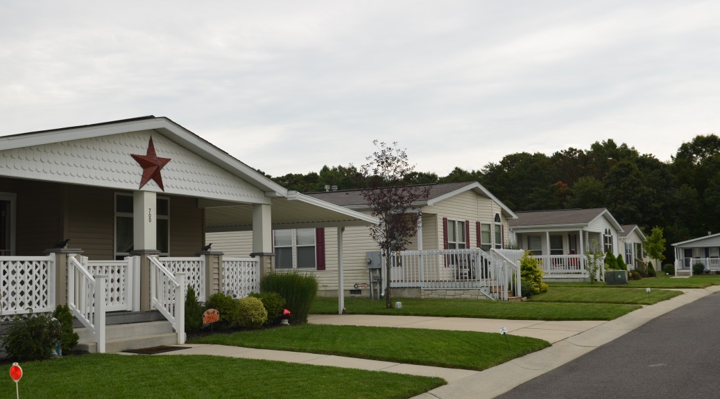 view of some manufactured homes