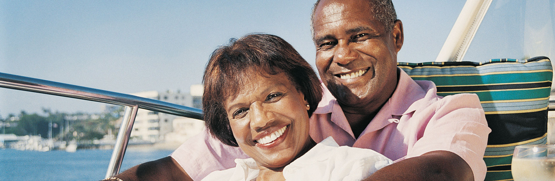 Couple on a boat