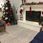 Summerfields FV Christmas Decorated Clubhouse Fireplace