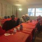 Christmas Tea at Friendly Village with neighbors